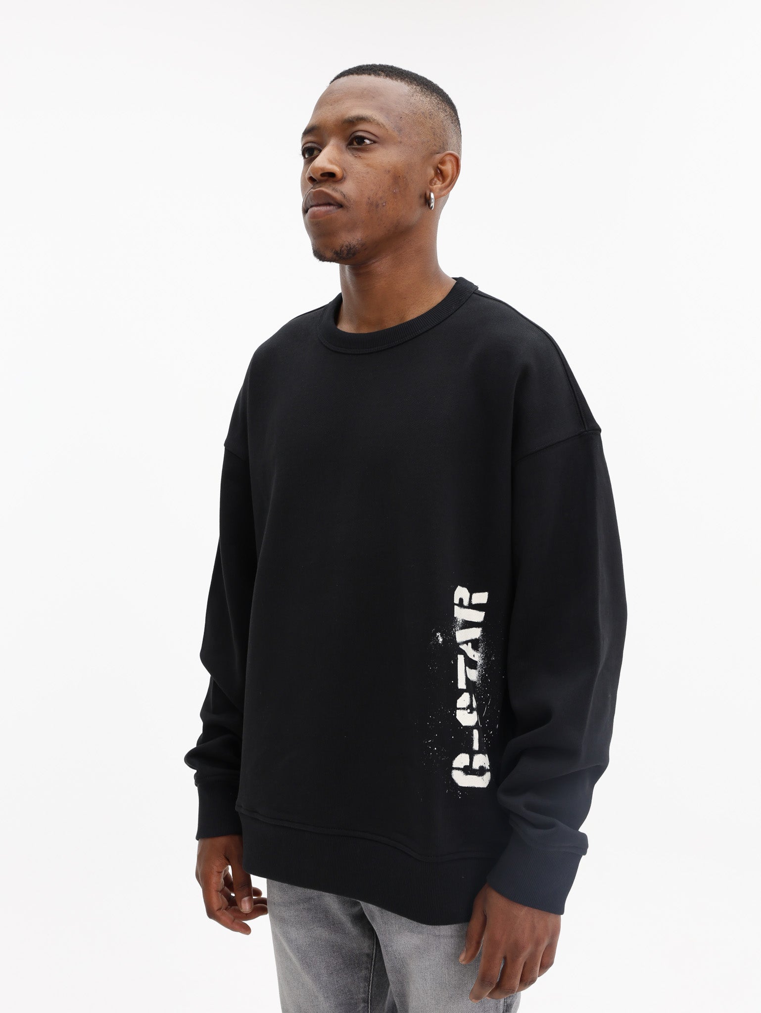G-Star Sweater Sprayed 89 GR Loose Black
